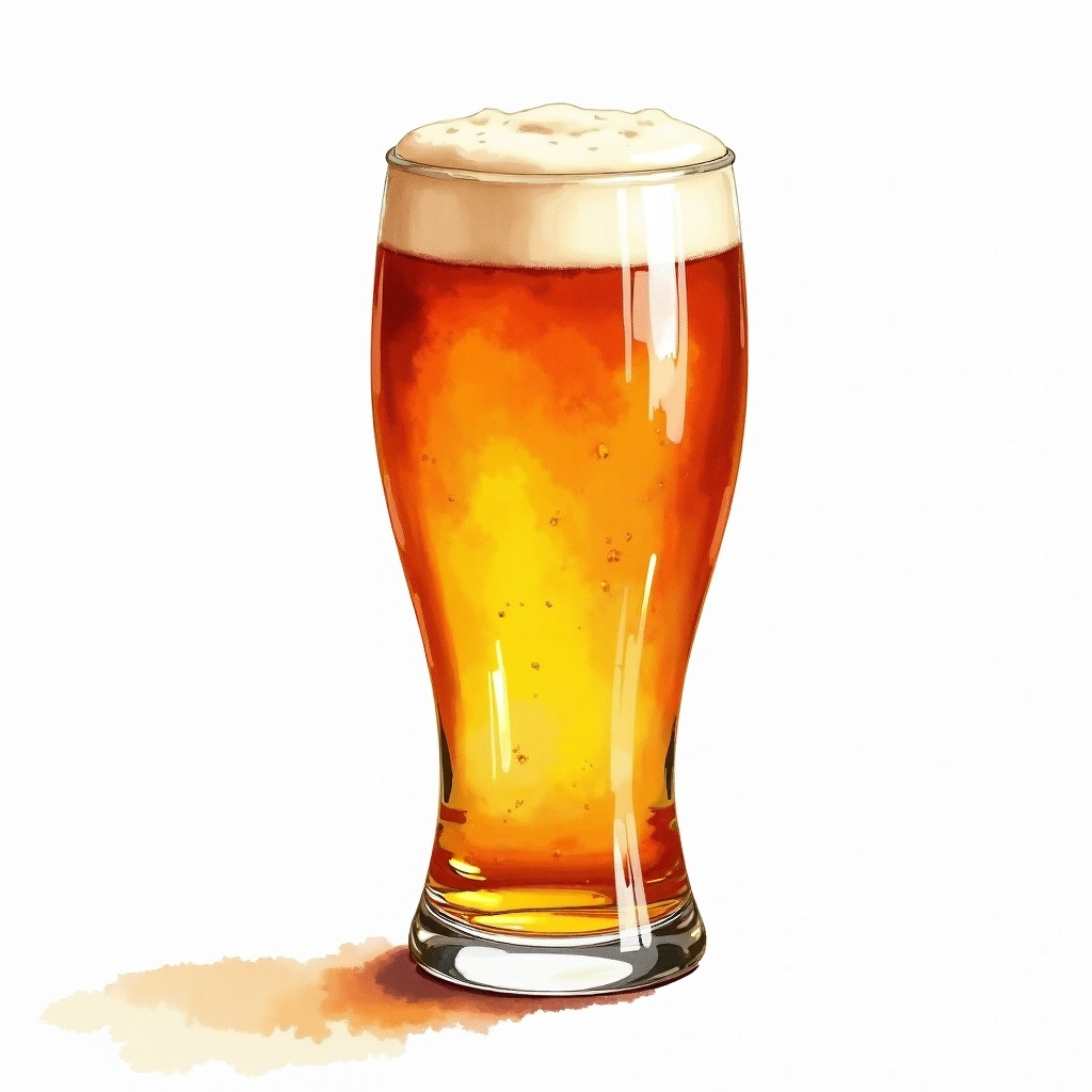 Specialty beer category — watercolor illustration