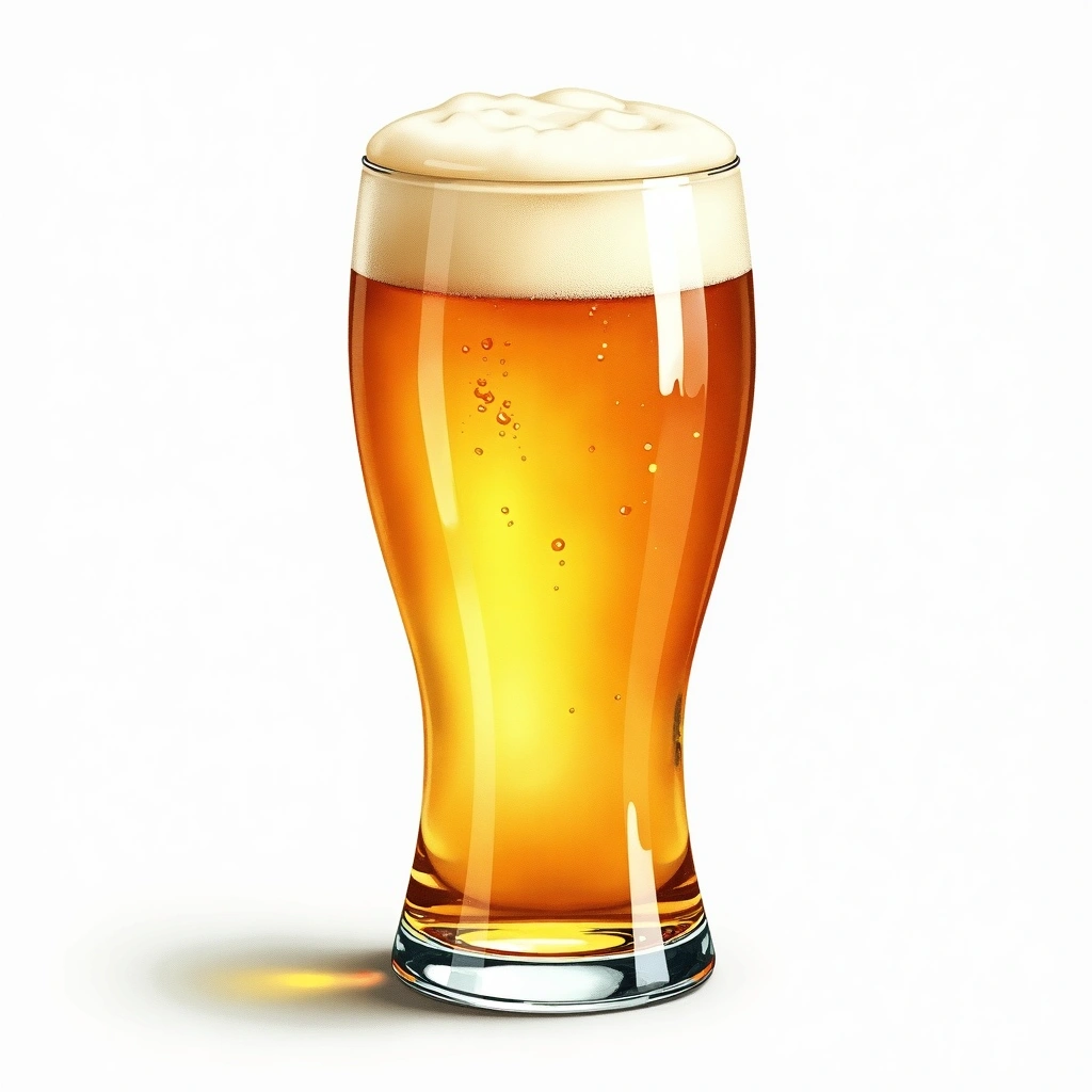 Session IPA beer style — watercolor illustration