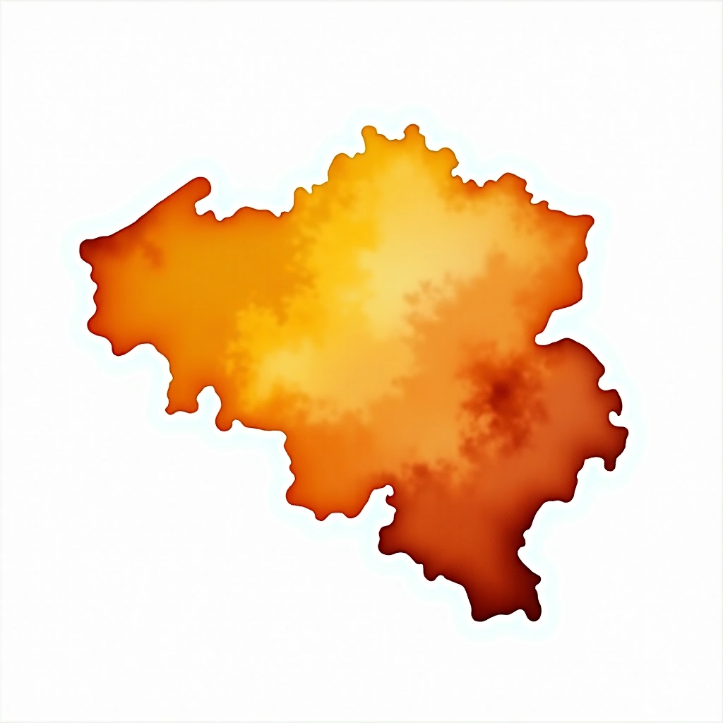 Belgium beer culture — watercolor illustration