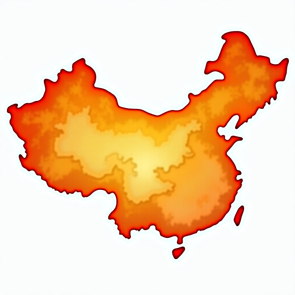 China beer culture — watercolor illustration