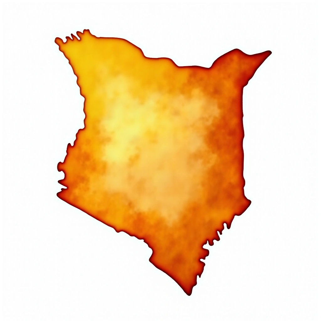 Kenya beer culture — watercolor illustration