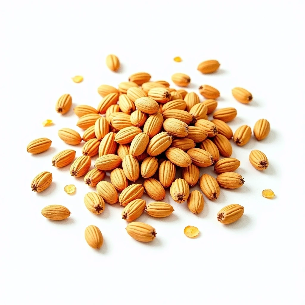 Flaked Barley malt — watercolor illustration