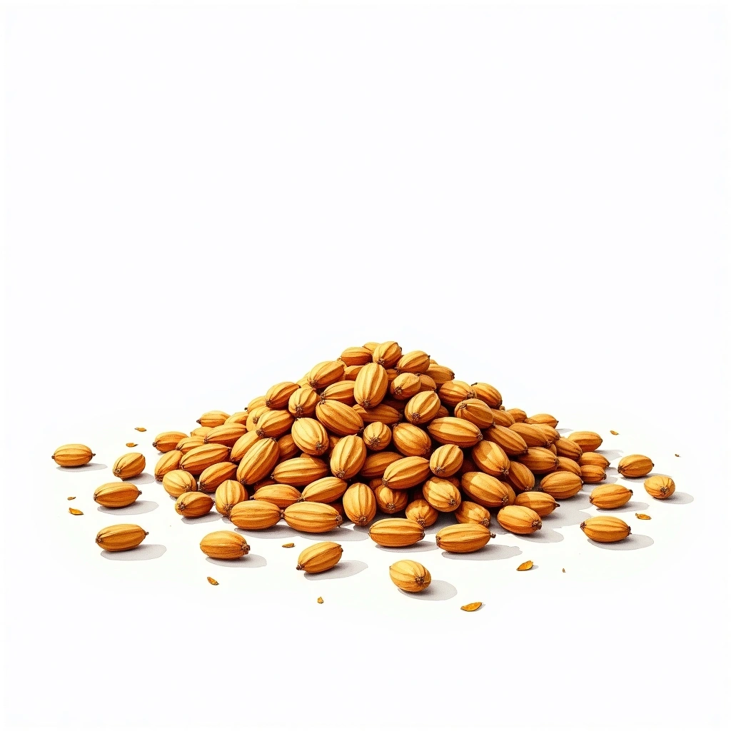 Melanoidin Malt malt — watercolor illustration