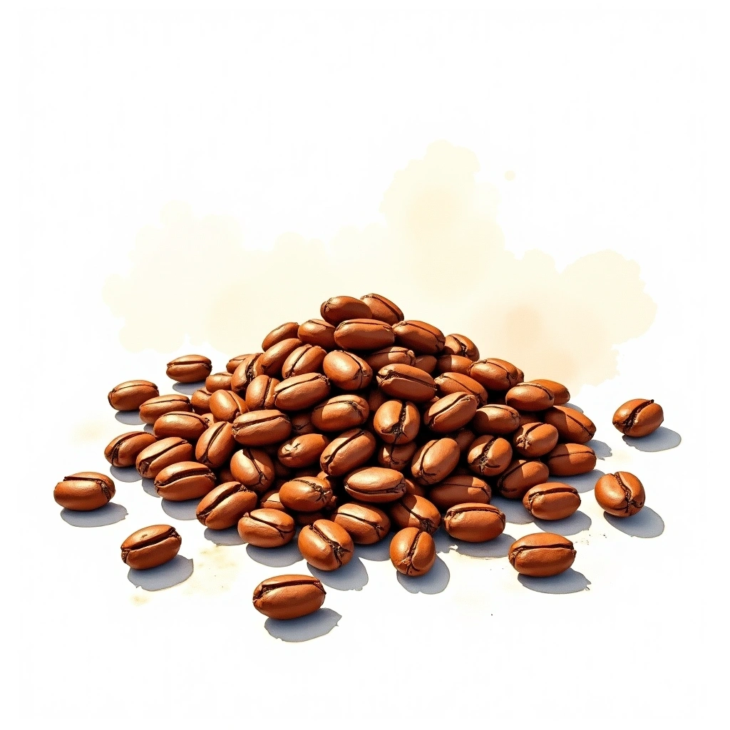 Pale Chocolate Malt malt — watercolor illustration