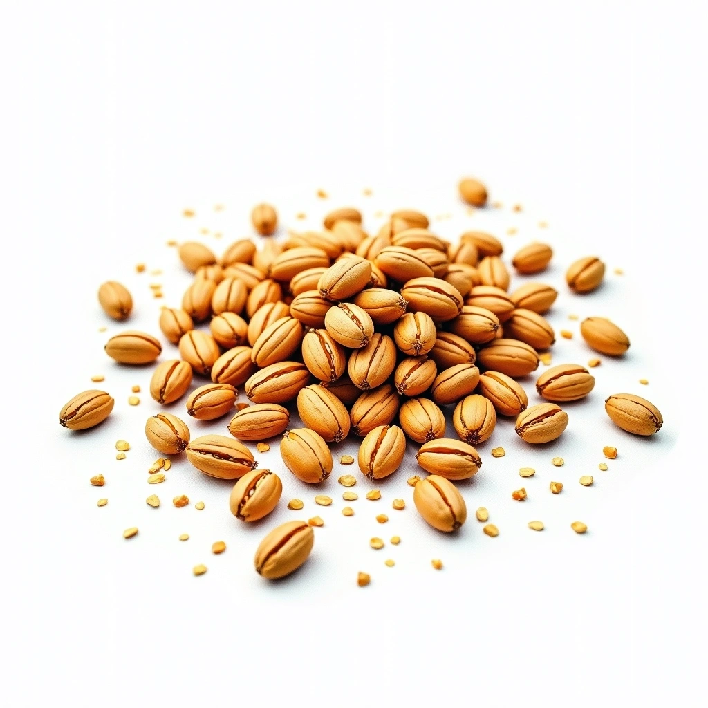 Roasted Barley malt — watercolor illustration