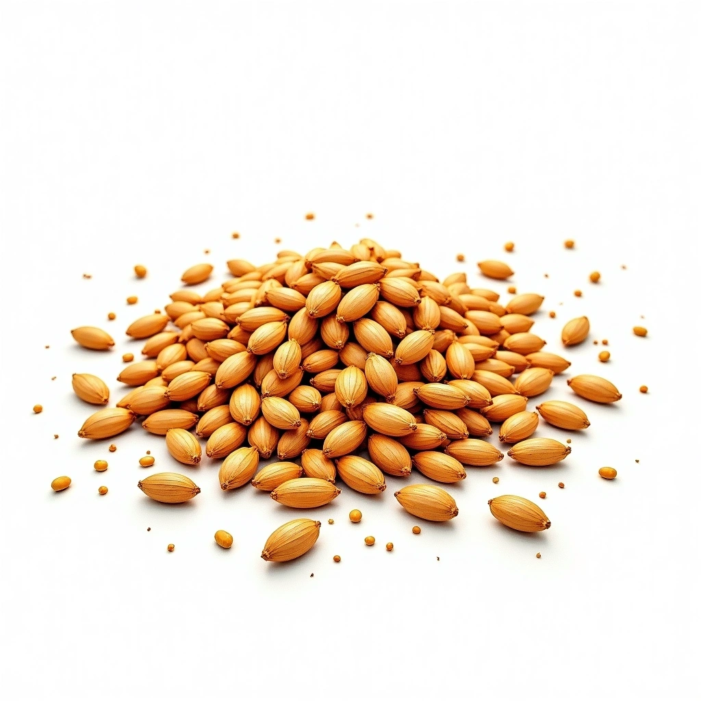 Torrified Wheat malt — watercolor illustration